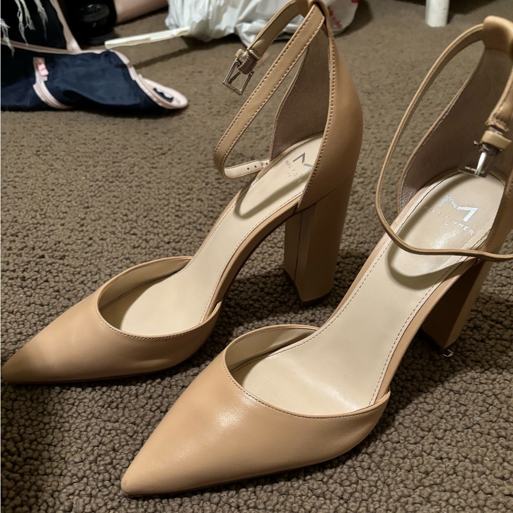 Marc Fisher ankle strap heels